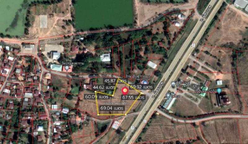 ที่ดิน 7800000 นครราชสีมา กิ่งอำเภอสีดา โพนทอง