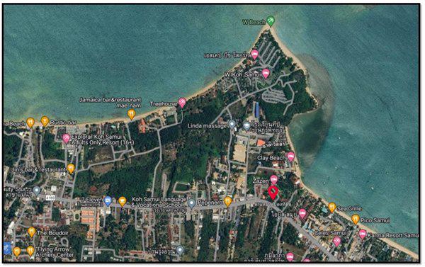 ที่ดิน 18000000 สุราษฎร์ธานี เกาะสมุย บ่อผุด