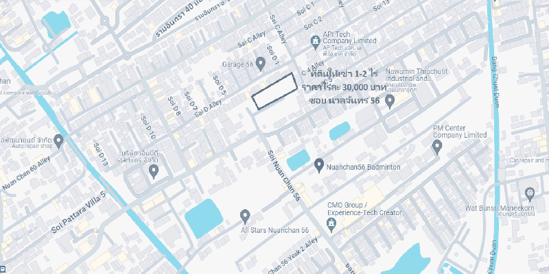 ที่ดิน 30000 กรุงเทพมหานคร เขตบึงกุ่ม คลองกุ่ม