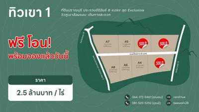 ที่ดิน 2500000 ประจวบคีรีขันธ์ ปราณบุรี วังก์พง